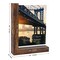 5x7 Picture Frames Set of 2, Double Sided Frame Display Holder with Rustic L Shaped Horizontal Vertical Stand for 5 by 7 Photo, Desktop or Tabletop Decor